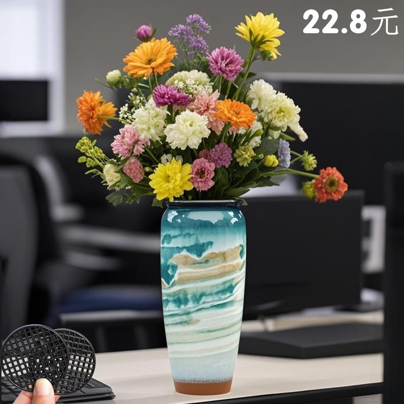 九尾狐专用花盆三角梅老桩绿植多肉植物家用直筒细高创意陶瓷花盆