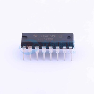 计数器/分频器 CD4520BE DIP-16 原装正品 电子元器件配单