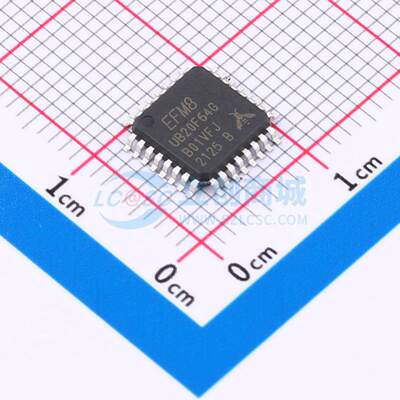 单片机(MCU/MPU/SOC) EFM8UB20F64G-B-QFP32 QFP-32(7x7) 原装正
