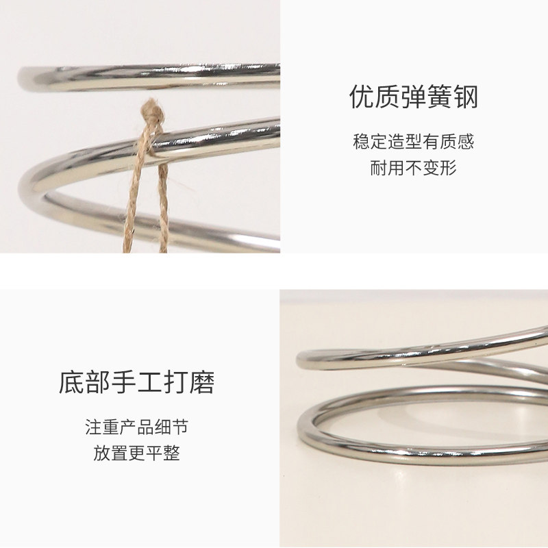 一间公寓家居弹簧花架阳台植物架落地置物架装饰花盆支架铁增高架