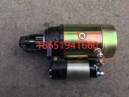 常柴单缸柴油机改装电启动减速起动机马达12VJ24V15马力20马力电