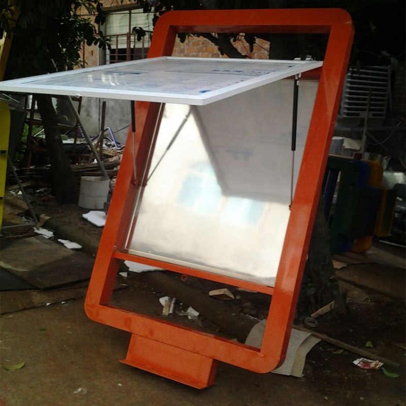 户外不锈钢宣传栏公告栏展板框党建宣传栏公示栏学校宣传栏广告牌