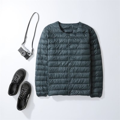 2024新款大码轻薄羽绒服男短款内胆爸爸青少年超马甲马夹秋季内搭