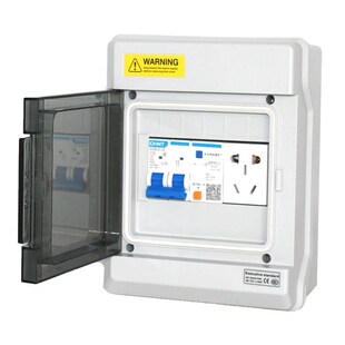 4位防水空开盒家用配电盒明装照z明回路箱明装防水开关盒6p配电箱