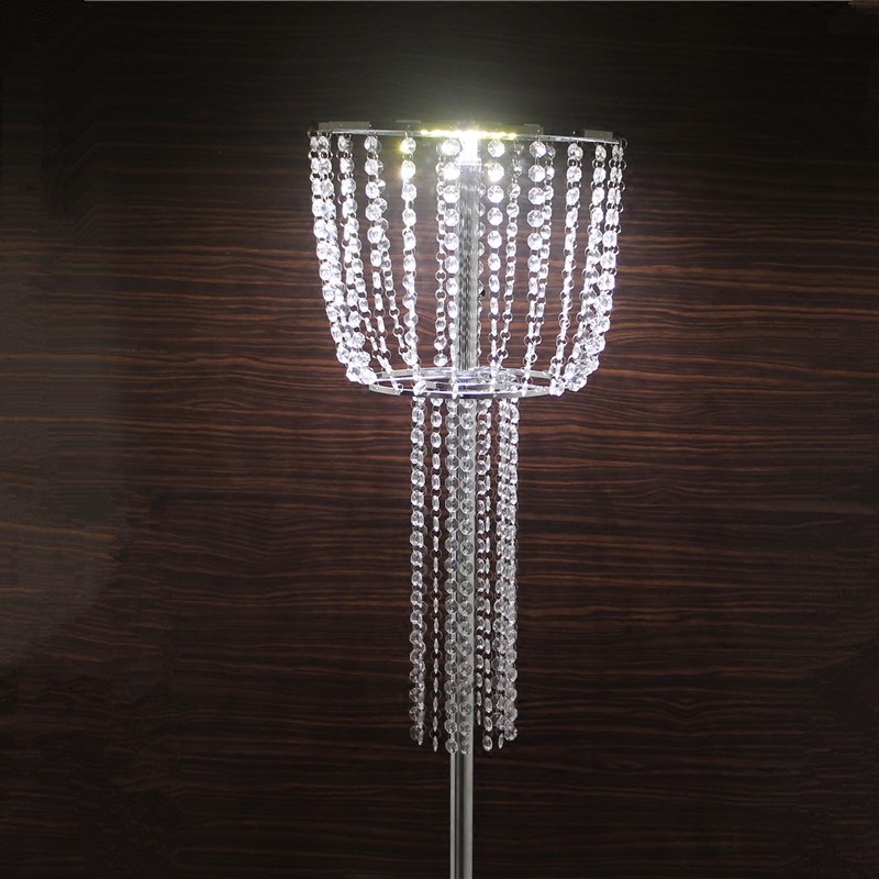 新款婚庆道具水母水晶珠帘路引仪式亭接待区场地布置装饰花架灯具