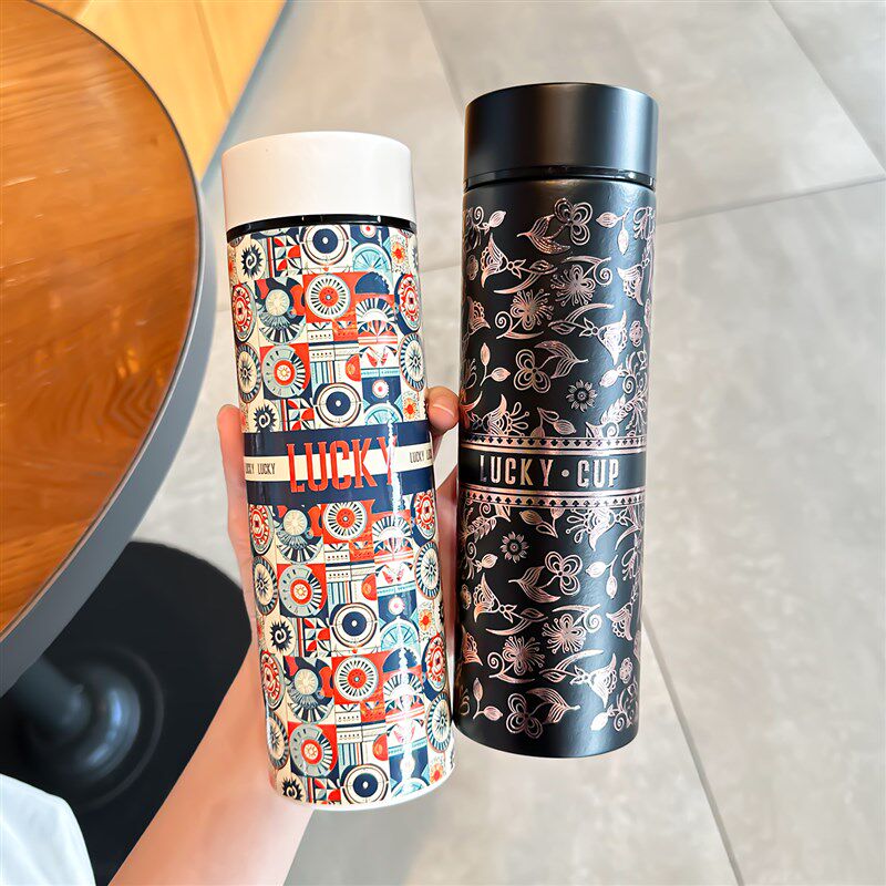 纯钛保温杯女高颜值保鲜抗菌男款泡茶水杯子新款车载送礼可携式钛