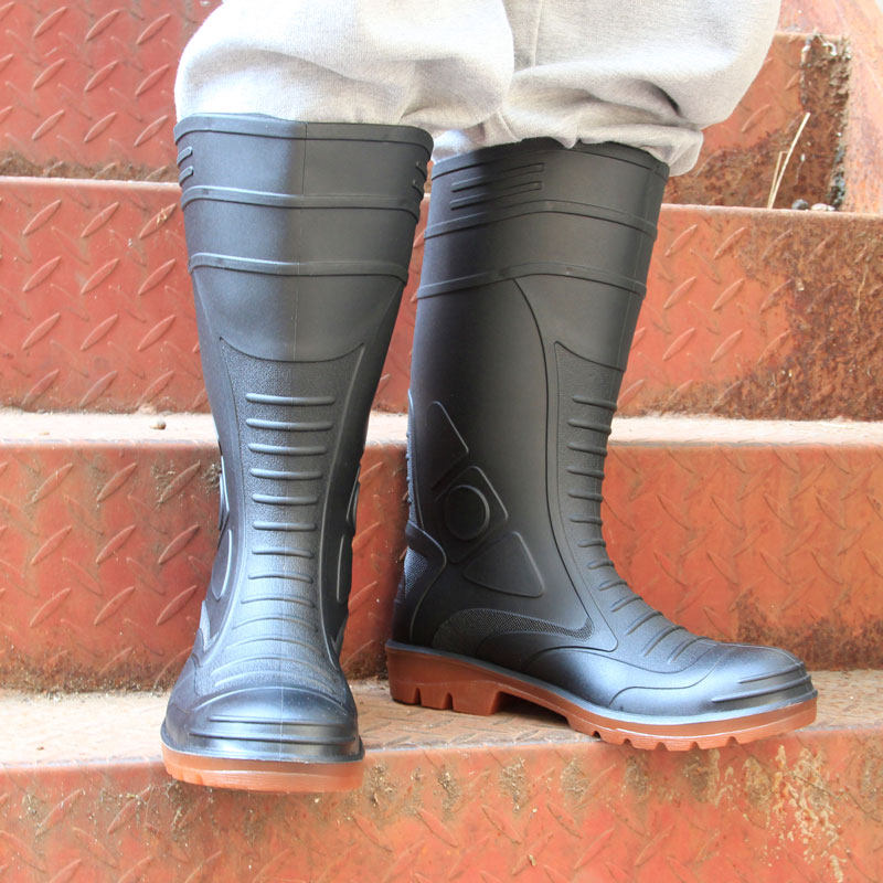 金橡防刺工地水鞋雨鞋男款水靴防砸雨靴胶鞋男士防水鞋靴子男防水