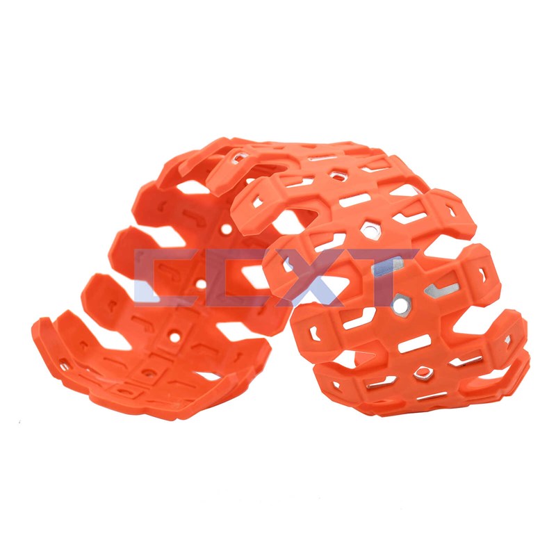 越野摩托车改装配件二冲程排气管耐高温硅胶保护罩龙骨防烫隔热罩