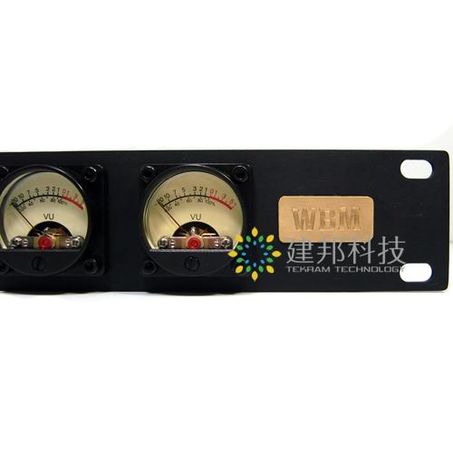 台产高精度8通道VU电平表桥调音台峰值功率标准19寸1U全铝机箱