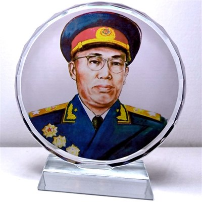 罗荣桓摆设纪念品人偶模型玩偶十大元帅工艺品装饰品礼品水晶摆件