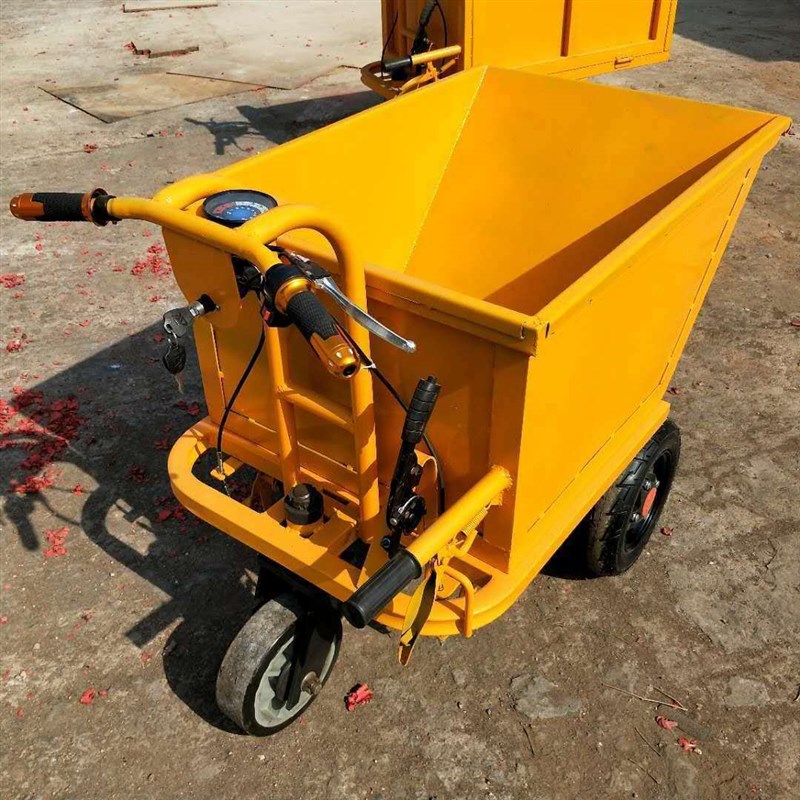 工程三轮车 电动搬运工具手 工地灰斗车 拉货车 多功能电动小推车