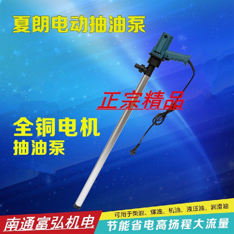 夏琅夏朗电动抽油泵抽液泵柴油泵油桶泵加油泵油抽12VV24V220V