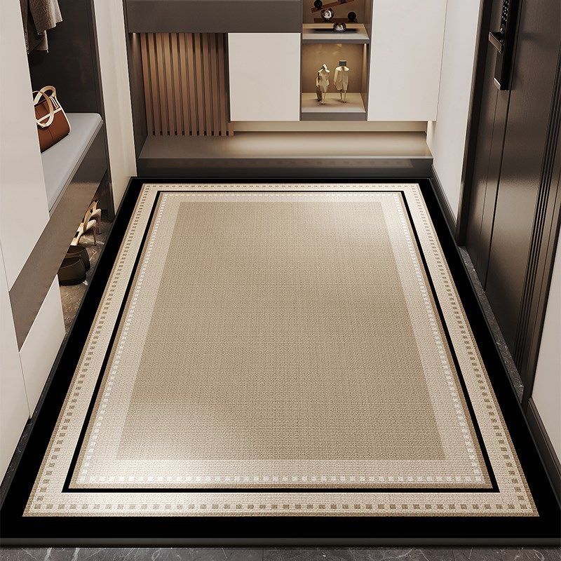 简约现代吸水亚麻入户地垫防滑耐磨家用脚垫除尘蹭土门口进门垫子,居家布艺,入户地垫,淘宝优惠券,粉丝福利购,淘宝优惠卷