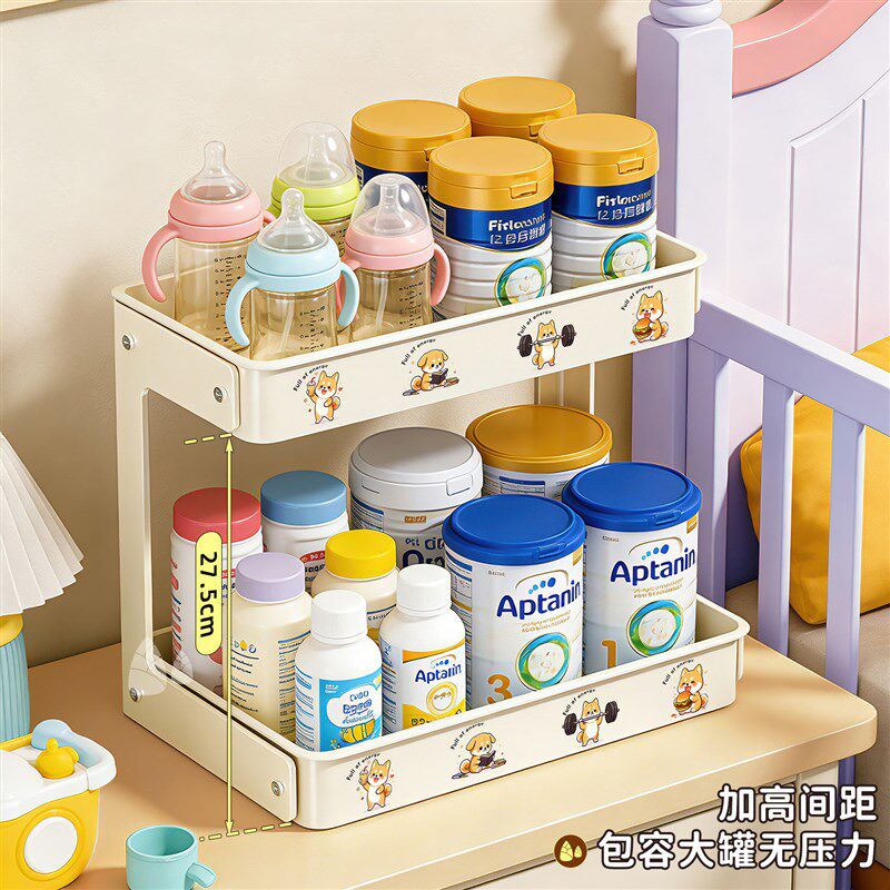 奶瓶置物架宝宝奶粉餐具沥水y收纳盒桌面婴儿用品喂养台辅食置物
