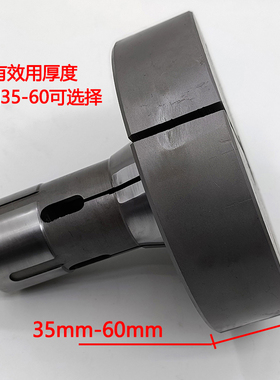 52机M60*2牙加大夹头90-240大数控车床夹头后拉式弹簧材料筒