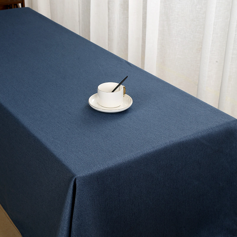 会议桌布办公简约长方形台布加厚绲纺茶桌书桌盖布加大定制餐桌布,居家布艺,桌布,淘宝优惠券,粉丝福利购,淘宝优惠卷