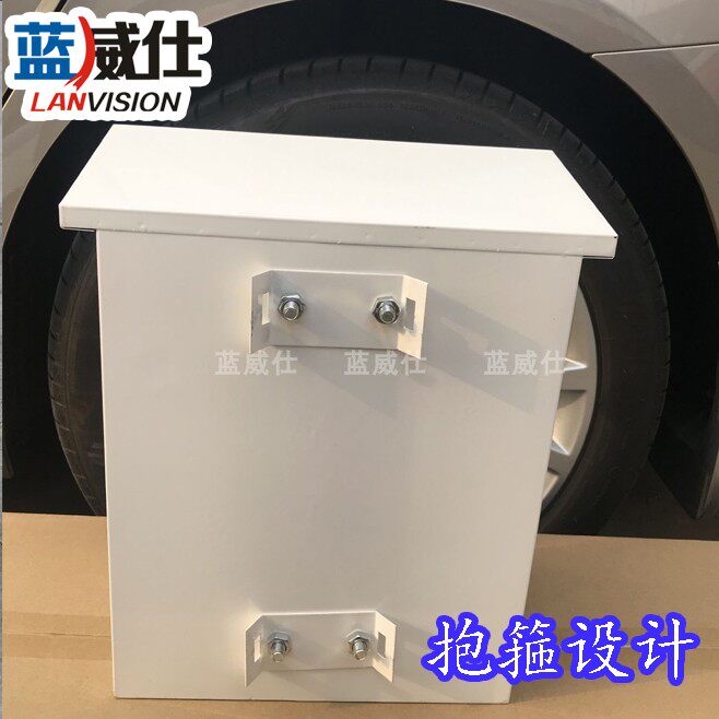 室外监控立杆防水箱 监控网络弱电箱 设备箱抱杆箱电信箱配电箱