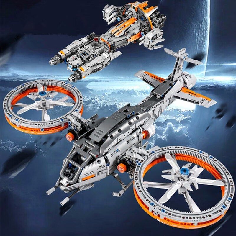 星际战舰星球战机太空飞船大型高难度男女孩拼装玩具积木模型礼物