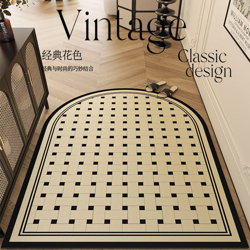 入户门玄关地垫耐脏免洗可擦pvc202G6新款进门地毯可裁剪门口脚垫