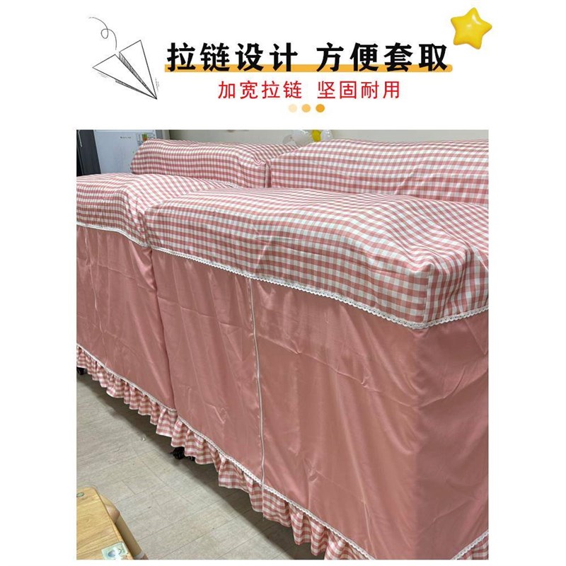 新品幼儿园床罩防尘罩挡灰尘加厚裙边保护罩套定制午睡叠叠床