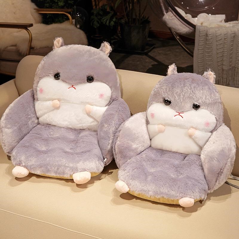 冬季屁垫椅子坐垫靠背一体办公室靠垫护腰座垫学生宿舍屁股座椅垫