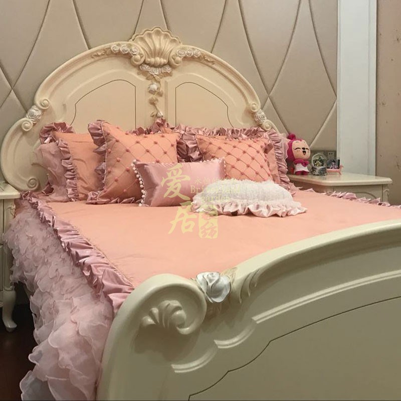 欧式法式公主风床上用品十件套件奢华婚庆乔迁样板房床品多件套装