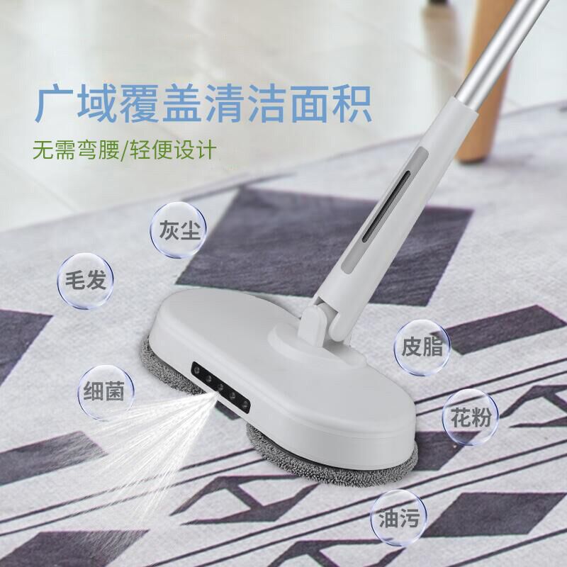无线电动拖把自动旋转拖地神器家用地板清洁智能喷水擦地机