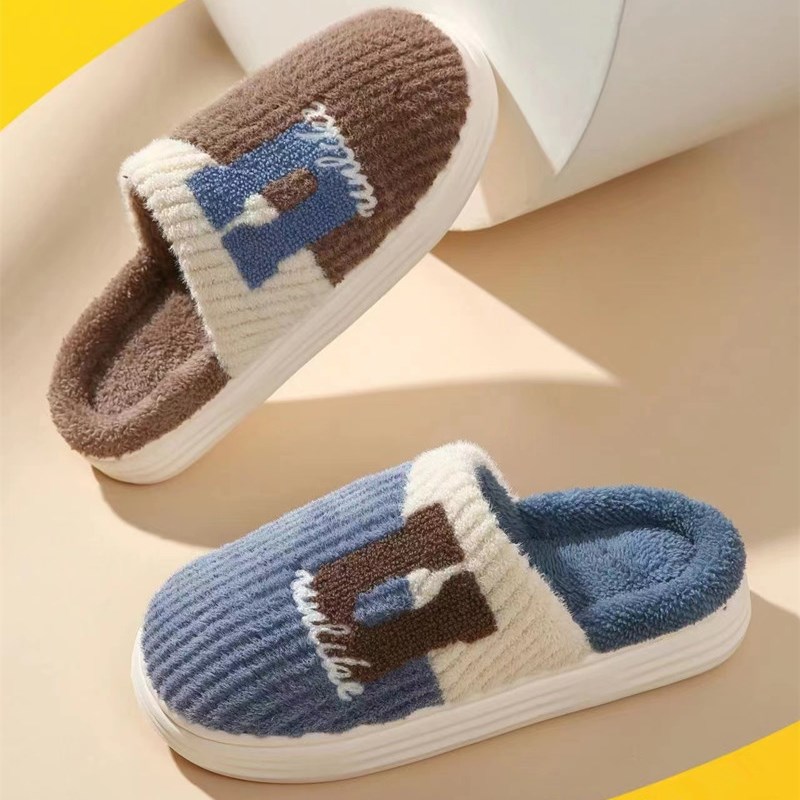 冬季新款男棉拖鞋加大码加肥保暖居家棉拖鞋特大号46 47爸爸棉鞋