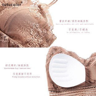 显胸小内衣女无钢圈薄款夏季蕾丝聚拢裹胸防走光抹胸美背内心文胸