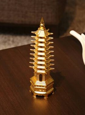 新款铜欣祥纯铜文昌塔摆件家居装饰品客厅门厅书房摆件工艺礼品摆