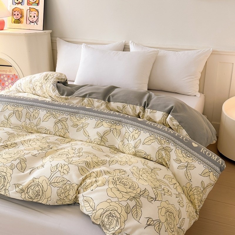 法式被套单件加厚磨毛1.5米150x200单人180x200双人床200x230被罩