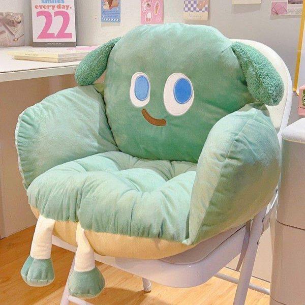 软萌椅子坐垫靠背一体公室久坐腰靠垫飘窗座垫学生宿舍椅垫屁垫,居家布艺,沙发垫,淘宝优惠券,粉丝福利购,淘宝优惠卷