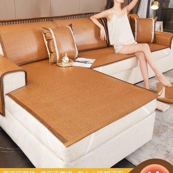 藤席沙发垫子夏季凉席坐垫防滑夏天凉垫皮沙发套罩冷感盖布巾定制,居家布艺,沙发垫,淘宝优惠券,粉丝福利购,淘宝优惠卷