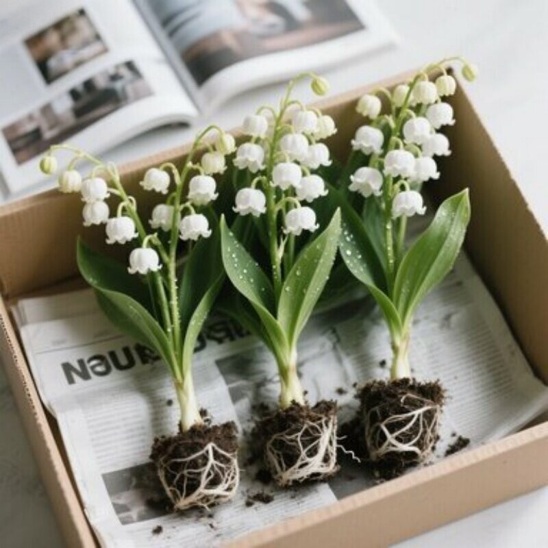 铃兰花苗带芽种球盆栽花卉多年生浓香好养室内外阳台耐阴耐寒植物