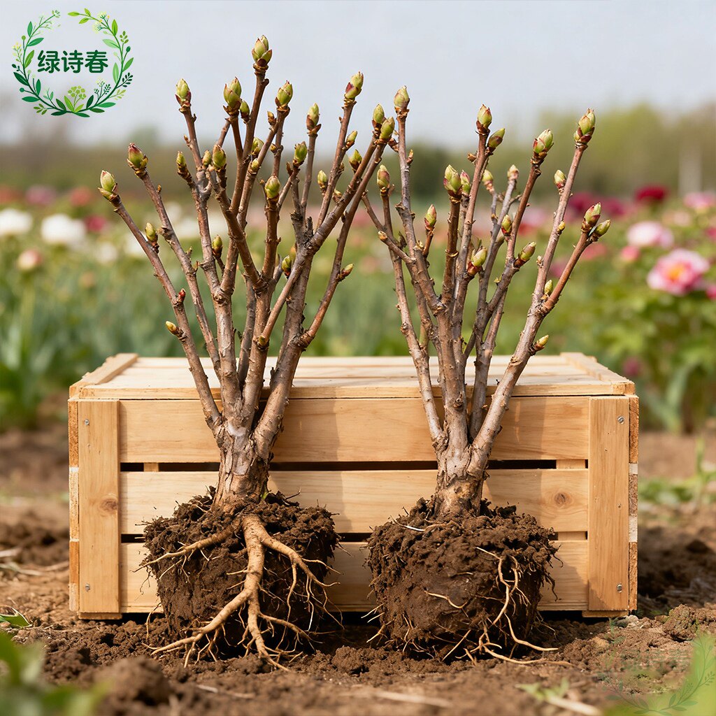 洛阳牡丹花苗带苞大花北方缠枝牡丹重瓣耐寒盆栽室内庭院带芽室外