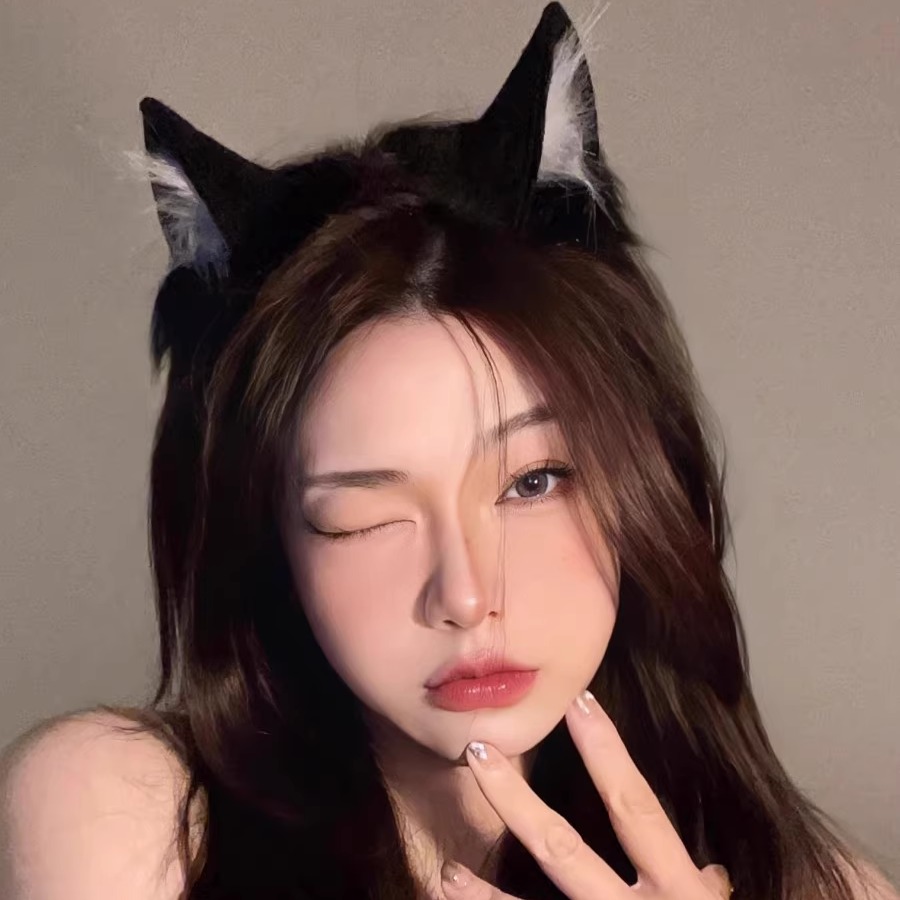 法式韩系猫耳发箍，日常出片神器