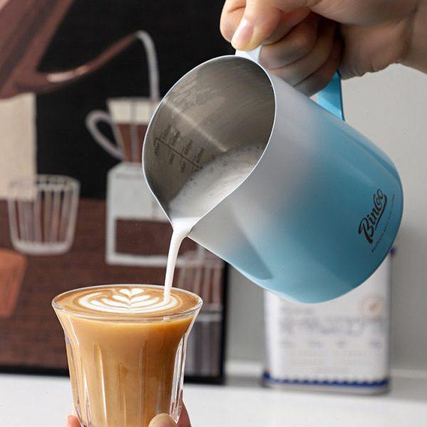 bincoo拉花缸圆嘴拉花杯专业咖啡打奶缸奶泡杯专用刻度牛奶量杯大,餐饮具,拉花缸/拉花杯/打奶缸,淘宝优惠券,粉丝福利购,淘宝优惠卷