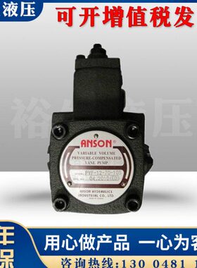 台湾ANSON安颂注塑机变量叶片泵PVF-20-20/35/55/70-10/10SVP油泵