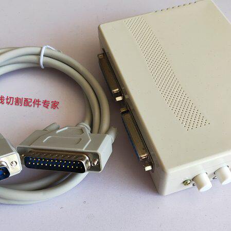 线切割配件单板机控制器1拖4数据转换器25芯打印口共享接口带连线