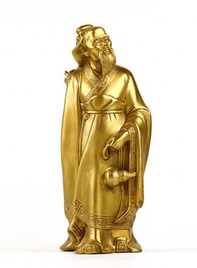 纯铜华佗摆件医圣铜像送名医工艺品摆设中式送礼装饰品