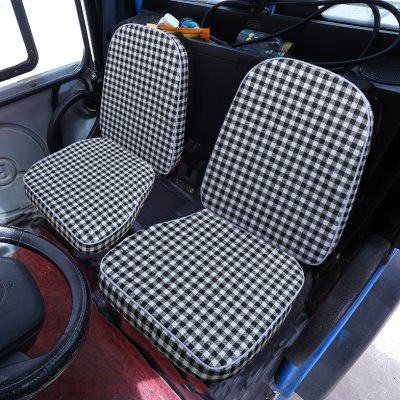 大阳两座坐套电动汽车四轮座套布料布艺四季通用型A1 A2坐系巧客