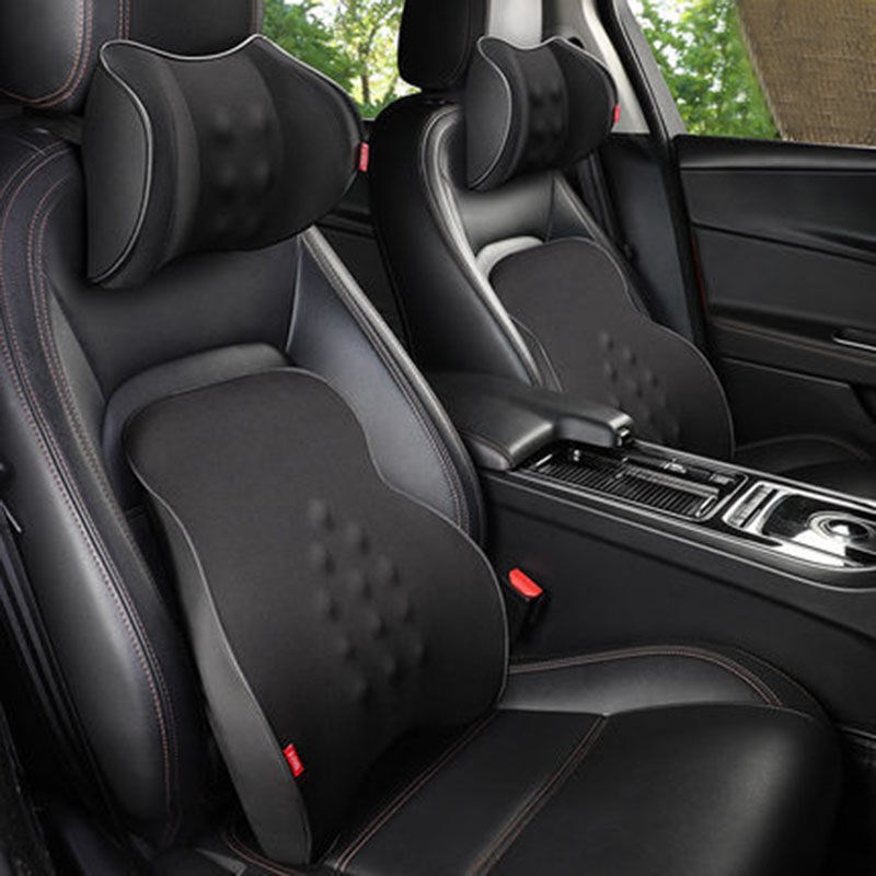 速科优车载按摩靠垫车用座椅靠背垫护颈枕多功能全身电.动按摩坐