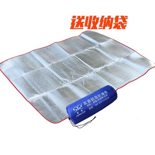 200*150cm双面铝箔防潮垫户外双人帐篷野餐地席防水底垫铝膜隔寒