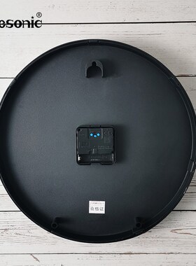 ELEONI天王星电波钟夜光挂钟客厅静音钟表时尚个性家用挂墙表