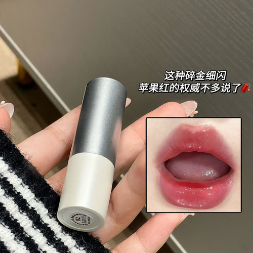 口红2026新款细闪碎钻镜面水光显白伪素颜裸色低饱和保湿滋润持妆