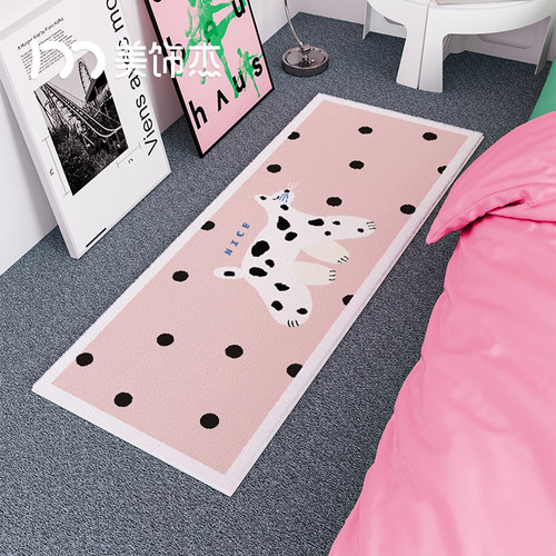 床边地毯轻奢高级感现代客厅茶几毯卧室地垫家用免洗隔音飘窗地垫