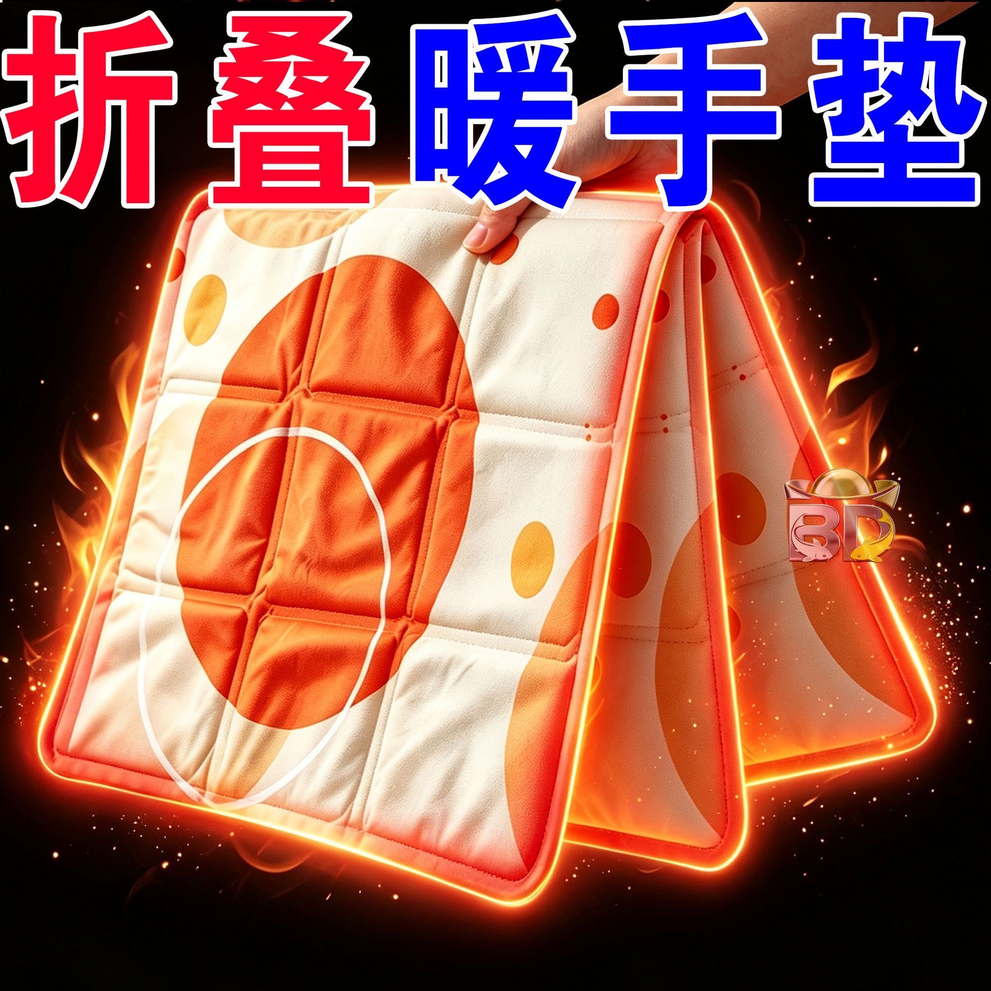 折叠暖手袋户外暖手宝持久发热办公学习自发热暖垫驱寒儿童暖宝宝