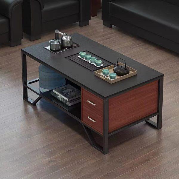 沙发茶几组合小户型商务会客火烧石功夫茶几可收纳办公室沙发茶几,商业/办公家具,茶台/茶桌,淘宝优惠券,粉丝福利购,淘宝优惠卷