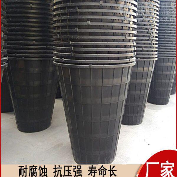 黑色塑料化粪桶双翁漏斗式1立方新农村旱厕改造小型化粪池加厚
