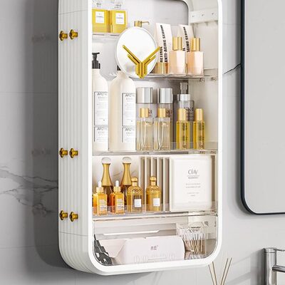 卫生间置物架浴室化妆品收纳盒壁挂式免打孔厕所洗手洗漱台架子